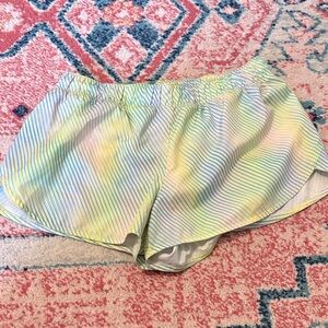 Old Navy Women's Pastel Striped Athletic Shorts